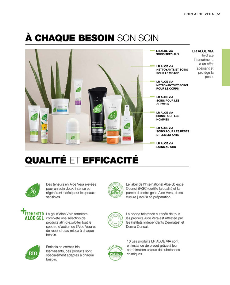 GAMME LR ALOE VIA