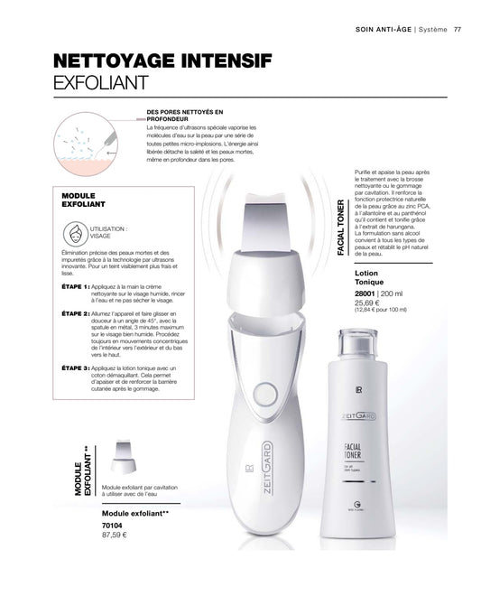 LR ZEITGARD PRO Appareil+ embout Exfoliant