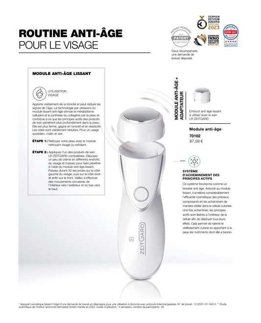 LR ZEITGARD PRO Appareil+ embout Module anti-âge